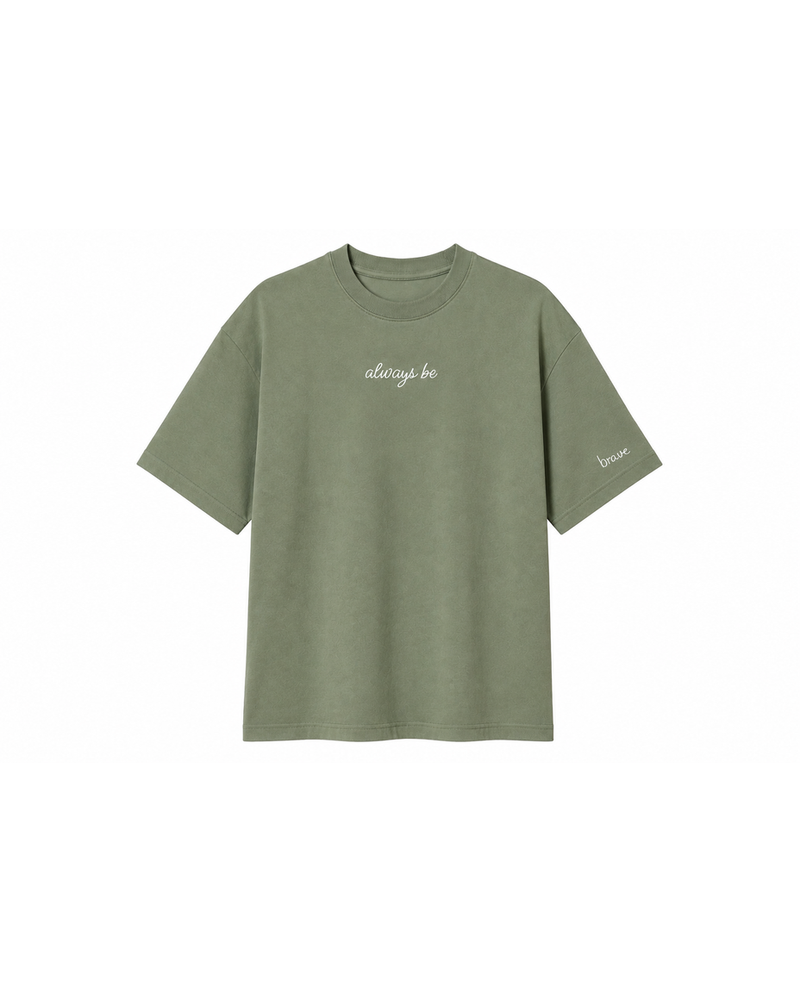 Classic Tee - Oil Green